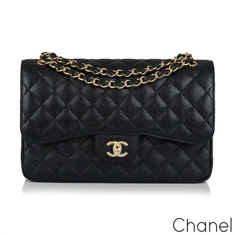 chanel black double flap bag|Chanel double flap jumbo.